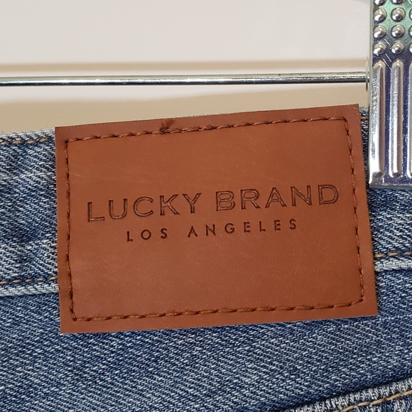 Lucky Brand Boyfriend Short Distressed 100% Cotton 5 Pockets Size 4/27 - Picture 7 of 8